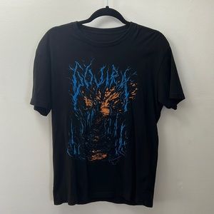 GOJIRA Band T shirt Blue and Orange Artwork Size Medium